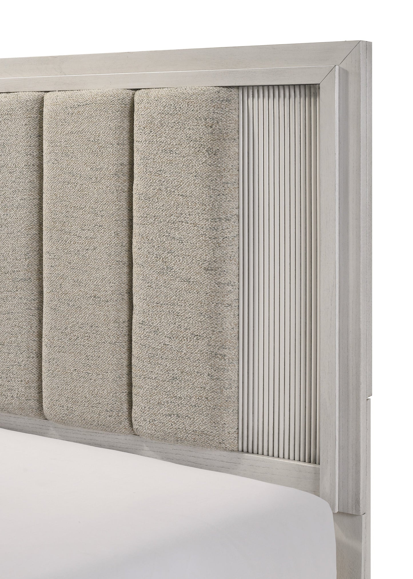 Carlton White Mist Upholstered Bedroom Set B5552