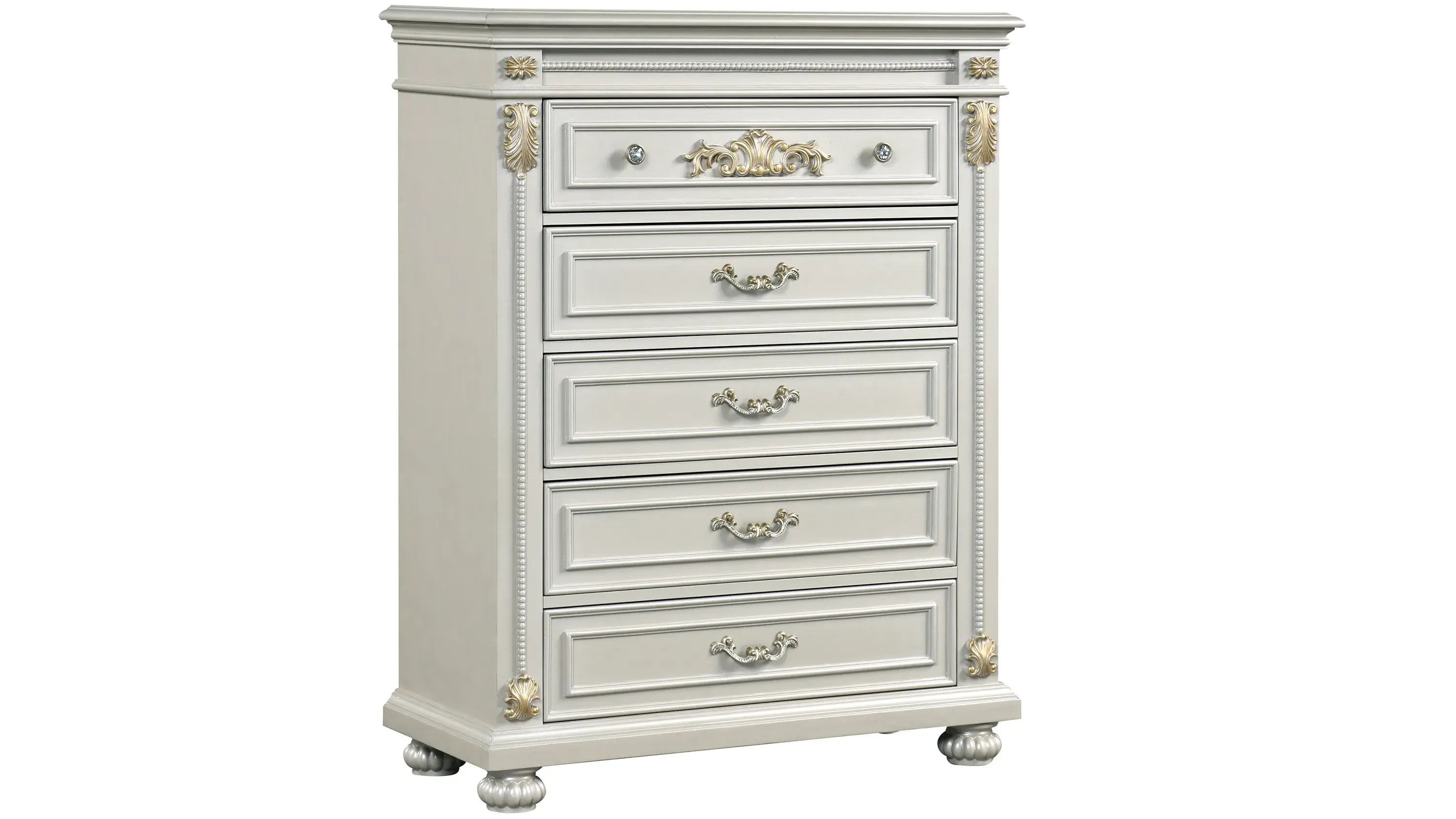Destiny White Classic Luxury Bedroom Set – Harwin Furniture