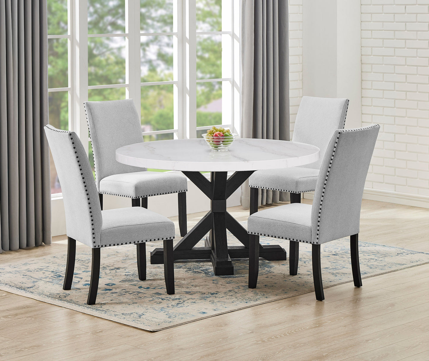 Varley Genuine Marble 5pc Dining Set 1320