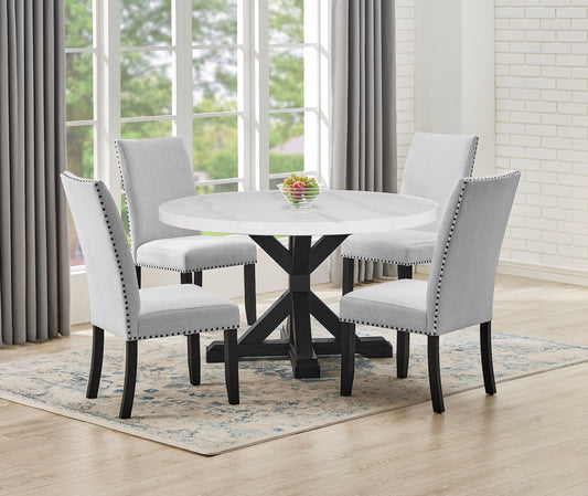 Varley Genuine Marble 5pc Dining Set 1320