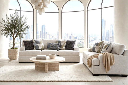 Behold Dove OVERSIZED Sofa & Loveseat  2155