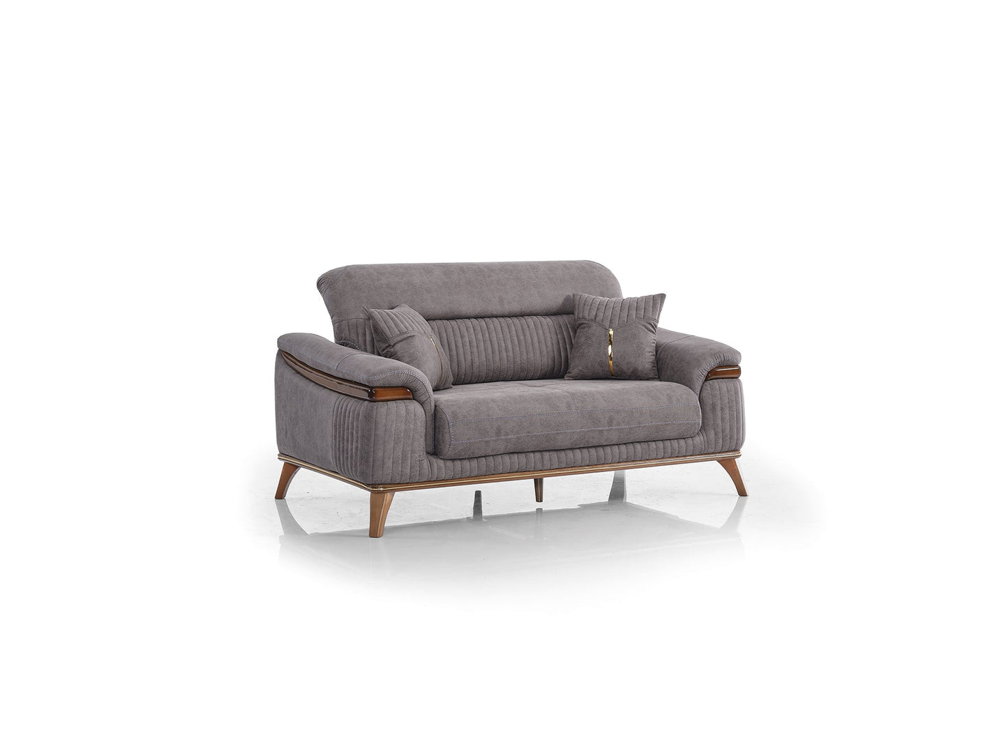 Beta 3-pieces (Sofa & Loveseat & Chair) Livingroom Set Fume