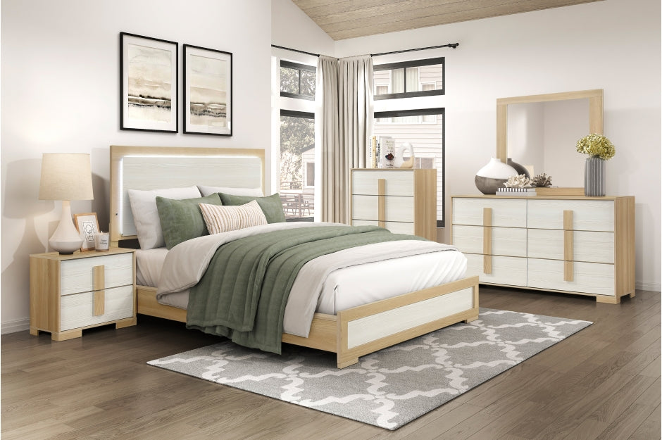 Sterling 2Tone Panel Bedroom Set 2330