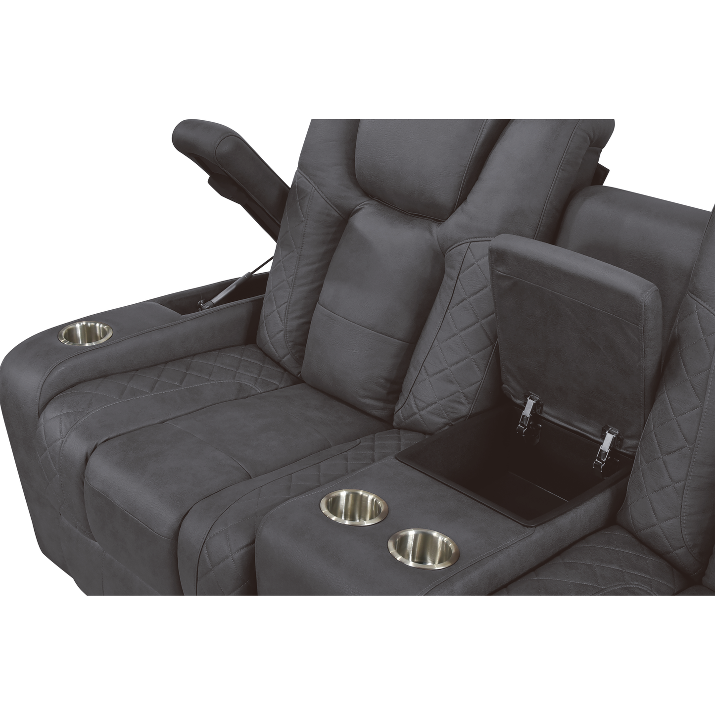 Ashley Grey POWER/LED 3pc Reclining Set S9304