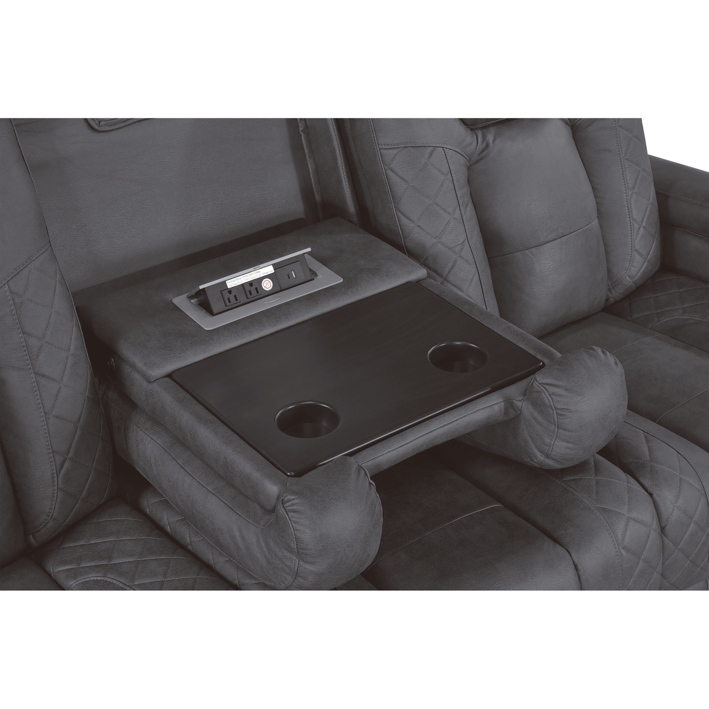 Ashley Grey POWER/LED 3pc Reclining Set S9304