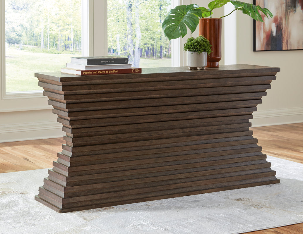 Hannodream Warm Brown Sofa Table T821