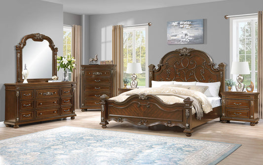 Isabella Cherry Luxury Bedroom Set