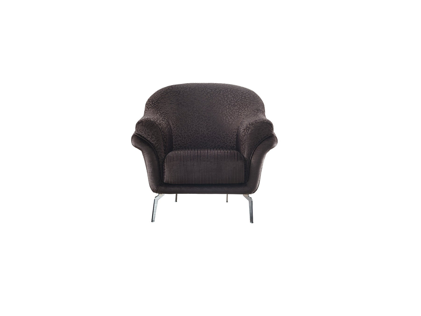Versace 3-pieces (Sofa & Loveseat & Chair) Livingroom Set Dark Grey