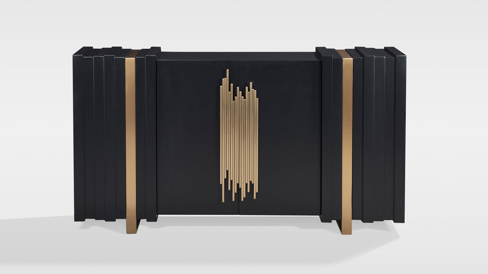 Aurora Gold/Black Sideboard