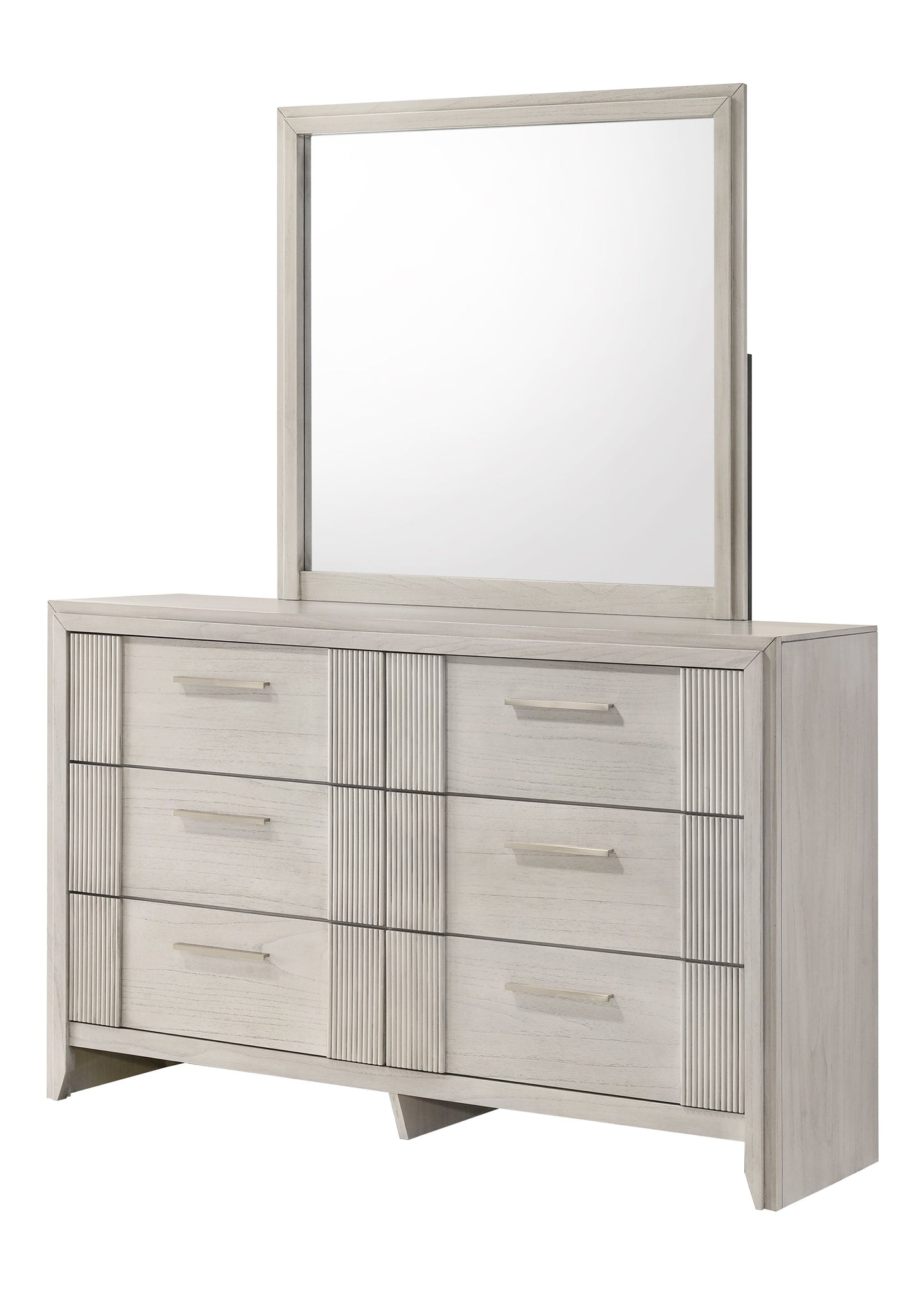 Carlton White Mist Upholstered Bedroom Set B5552