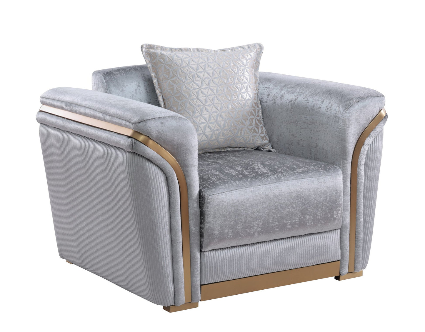 Torino Collection Grey Living Room Set S1005