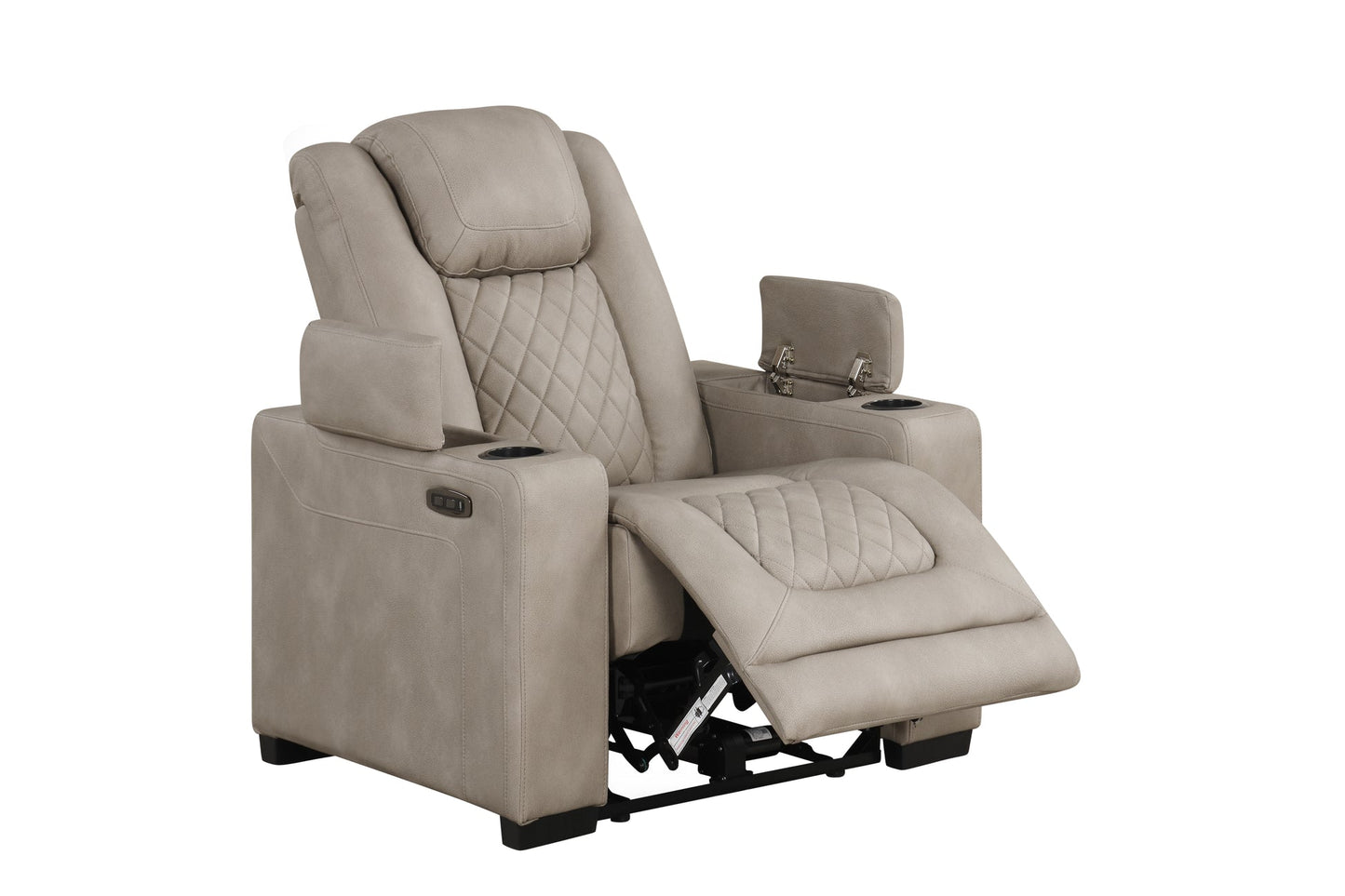 Rima L.Grey POWER 3pc Reclining Set S4306