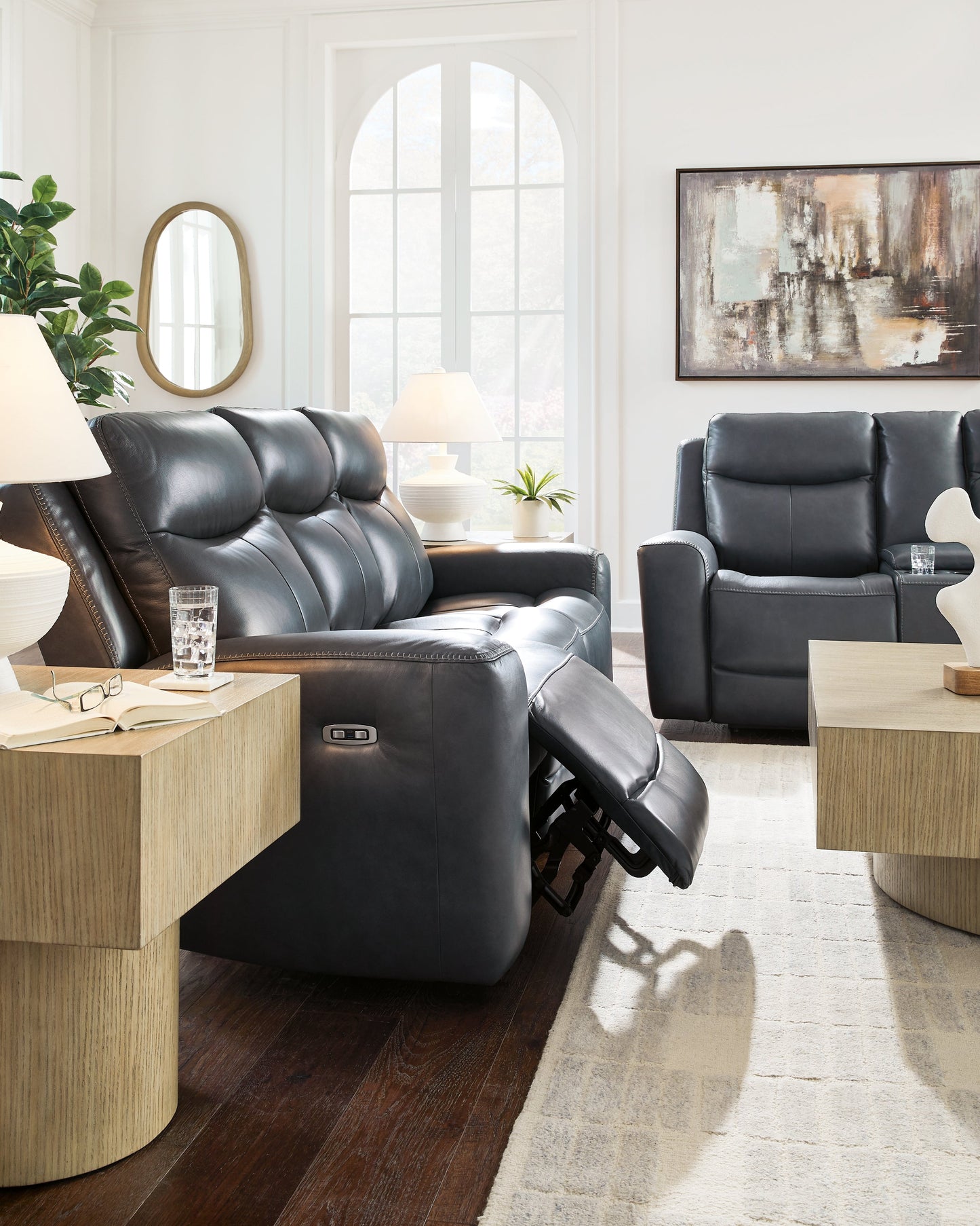 Next Move Admiral POWER Reclining Sofa and Loveseat  | PCU12100