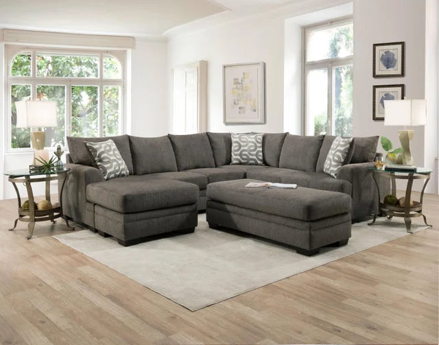 Behold  Charcoal RAF Sectional 1310