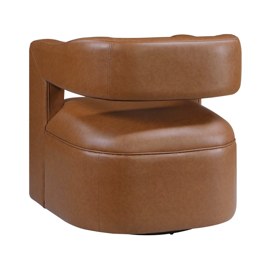 Sawyer Camel Swivel Accent Chair 1123