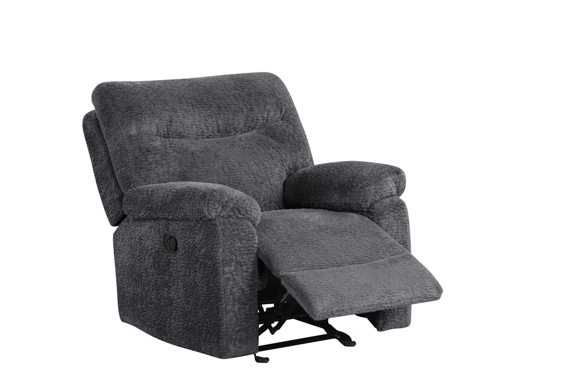 Bravo21 Grey Fabric 3pc Reclining Set