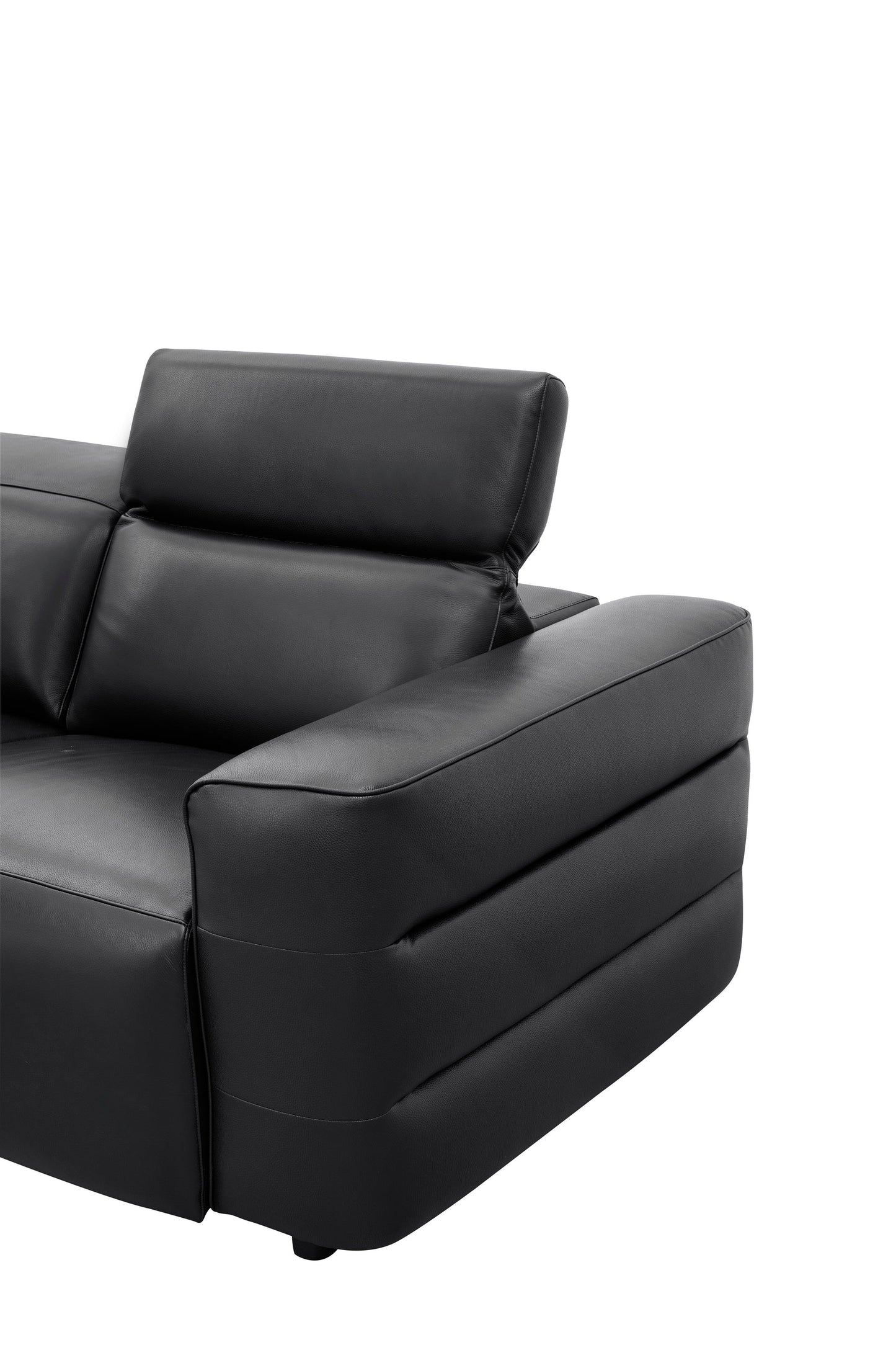 Diamante Black 3pc POWER Reclining Sofa MI-2515