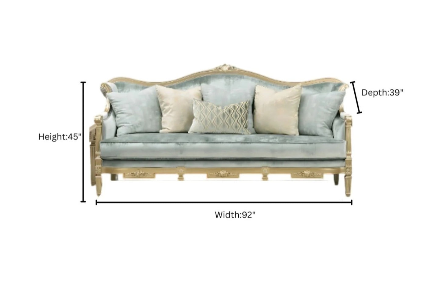 London Luxury Living Room Set