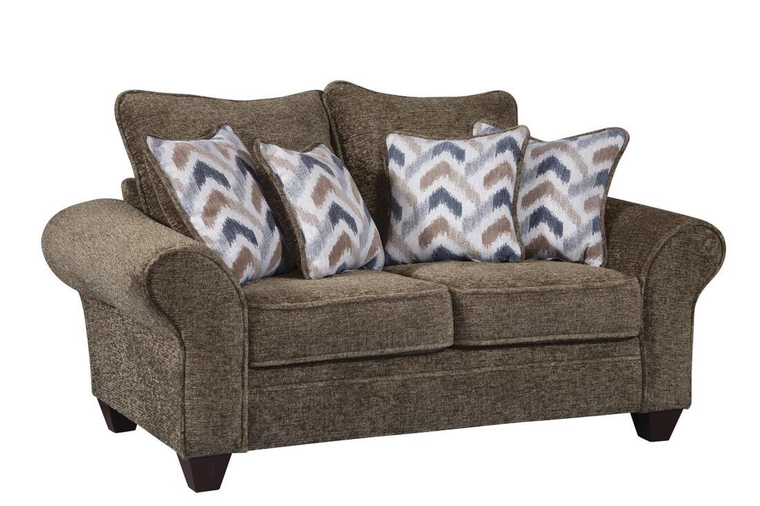 Behold Chocolate Sofa & Loveseat wihtout Ottoman(OVERSIZED) 1000