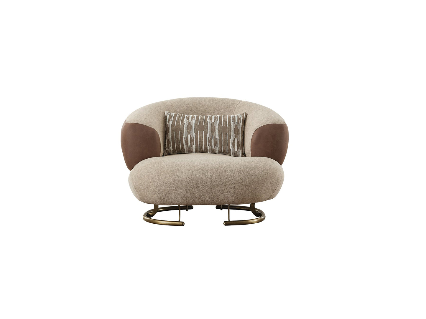 Palmera 3-pieces (Sofa & Loveseat & Chair) Livingroom Set Cream