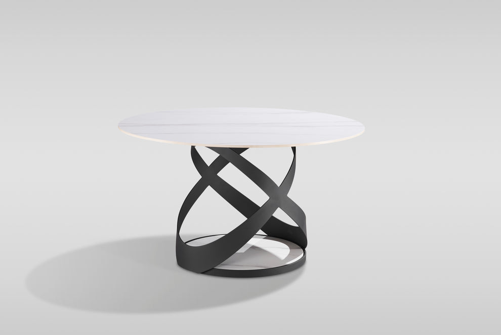 Dimi White/Black 5pc Dining Room Set D1550