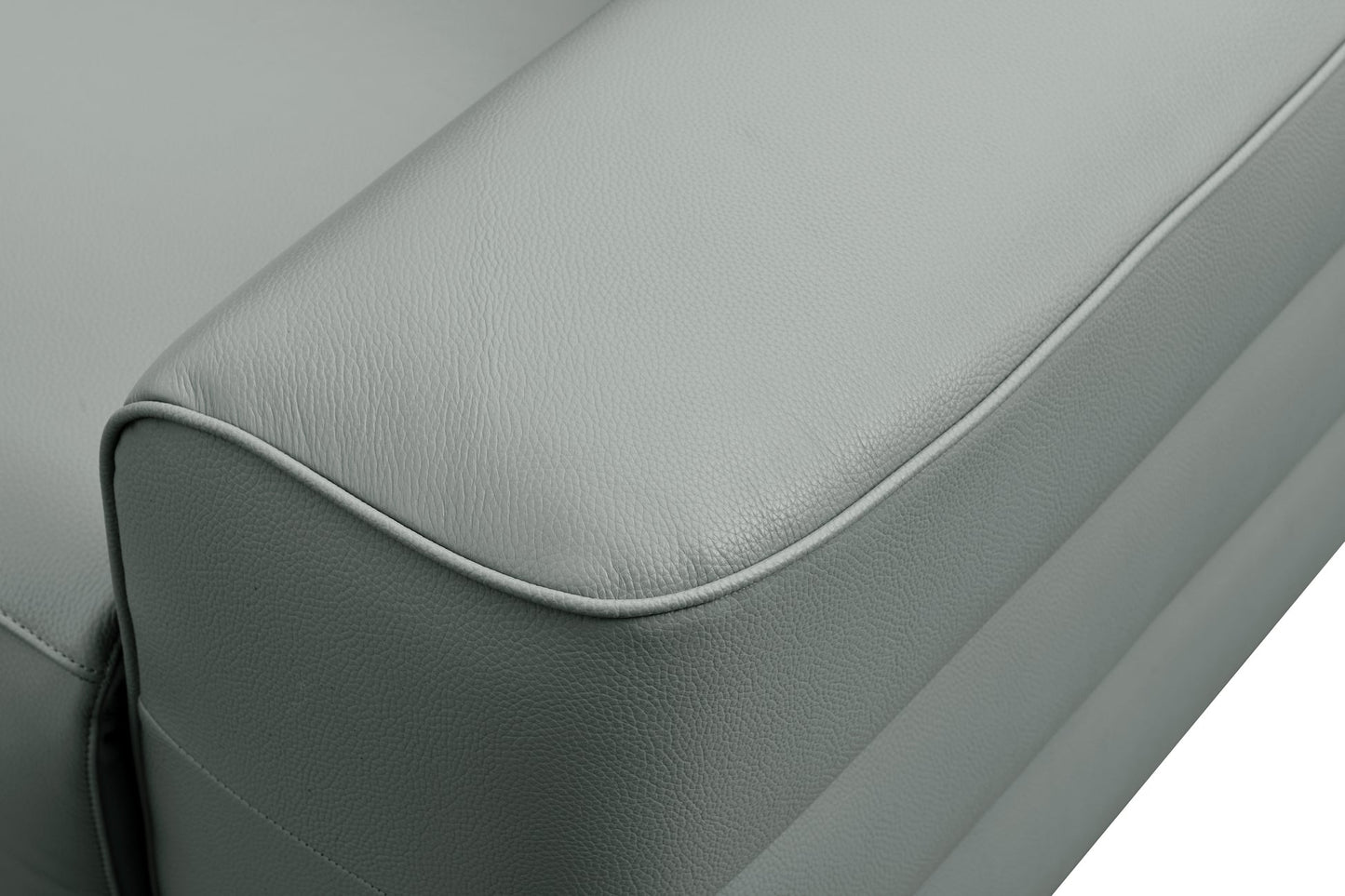 Holly Grey Italian Leather/Match POWER Reclining Corner Sectional (3 Power Recliners + 1 Console) MI-2520