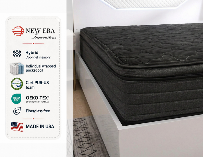 Luxerest 11.5" Gel Hybrid Full Mattress