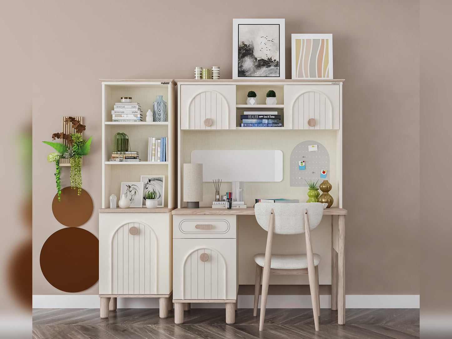 Bohemsoft Kids Room Set (Twin Bed &  Study Desk &  Nightstand)