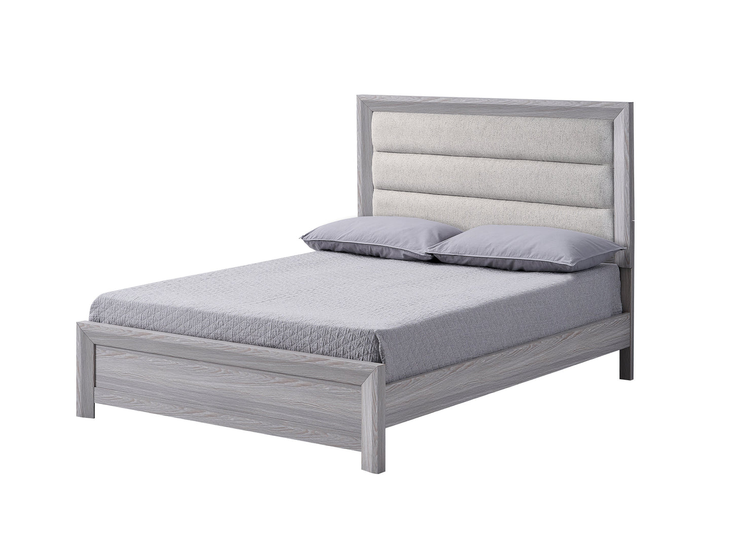 Adelaide Driftwood Upholstered Panel Bedroom Set B6712