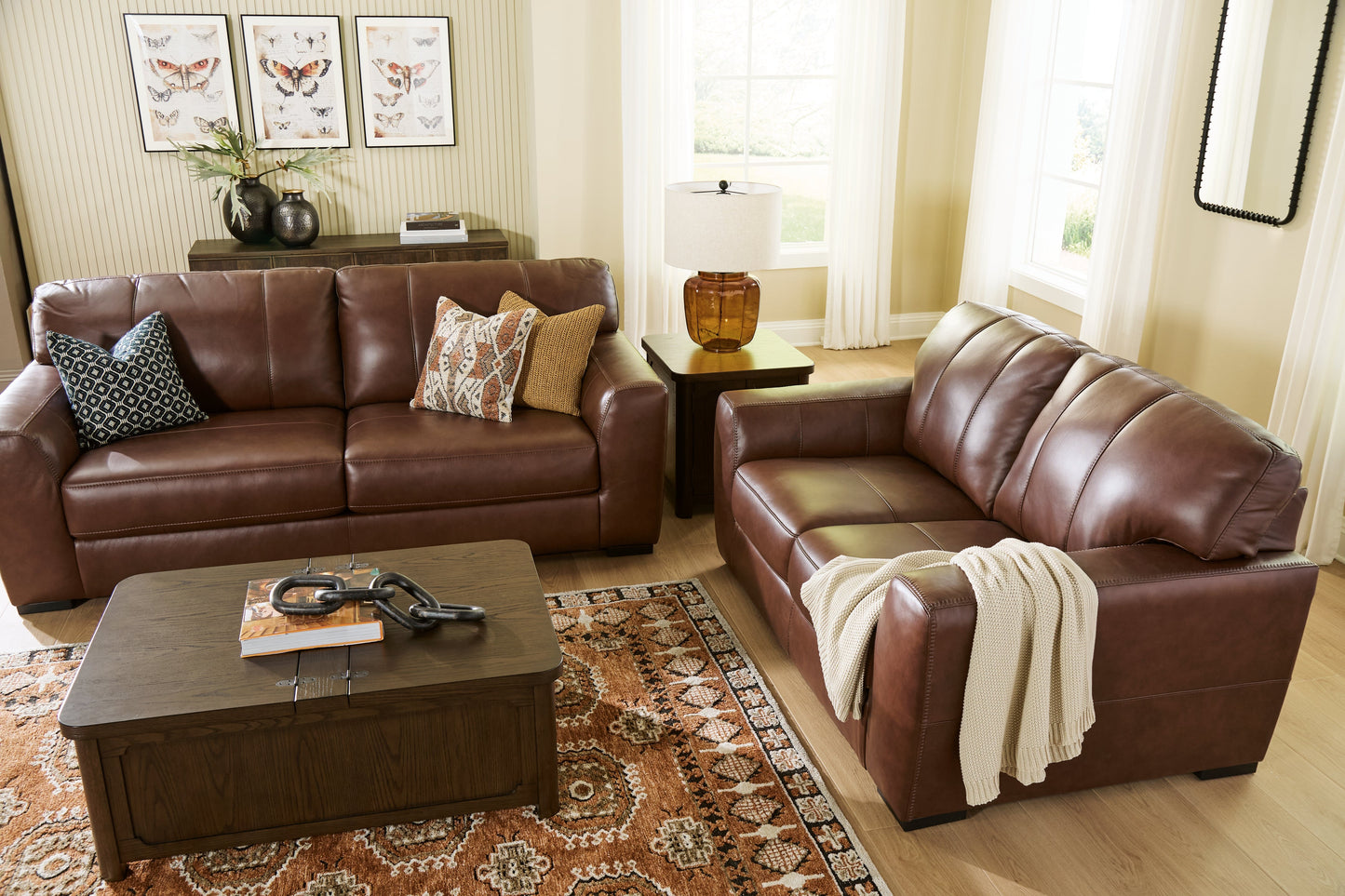Brogliano Sofa and Loveseat in Canyon| PC72907