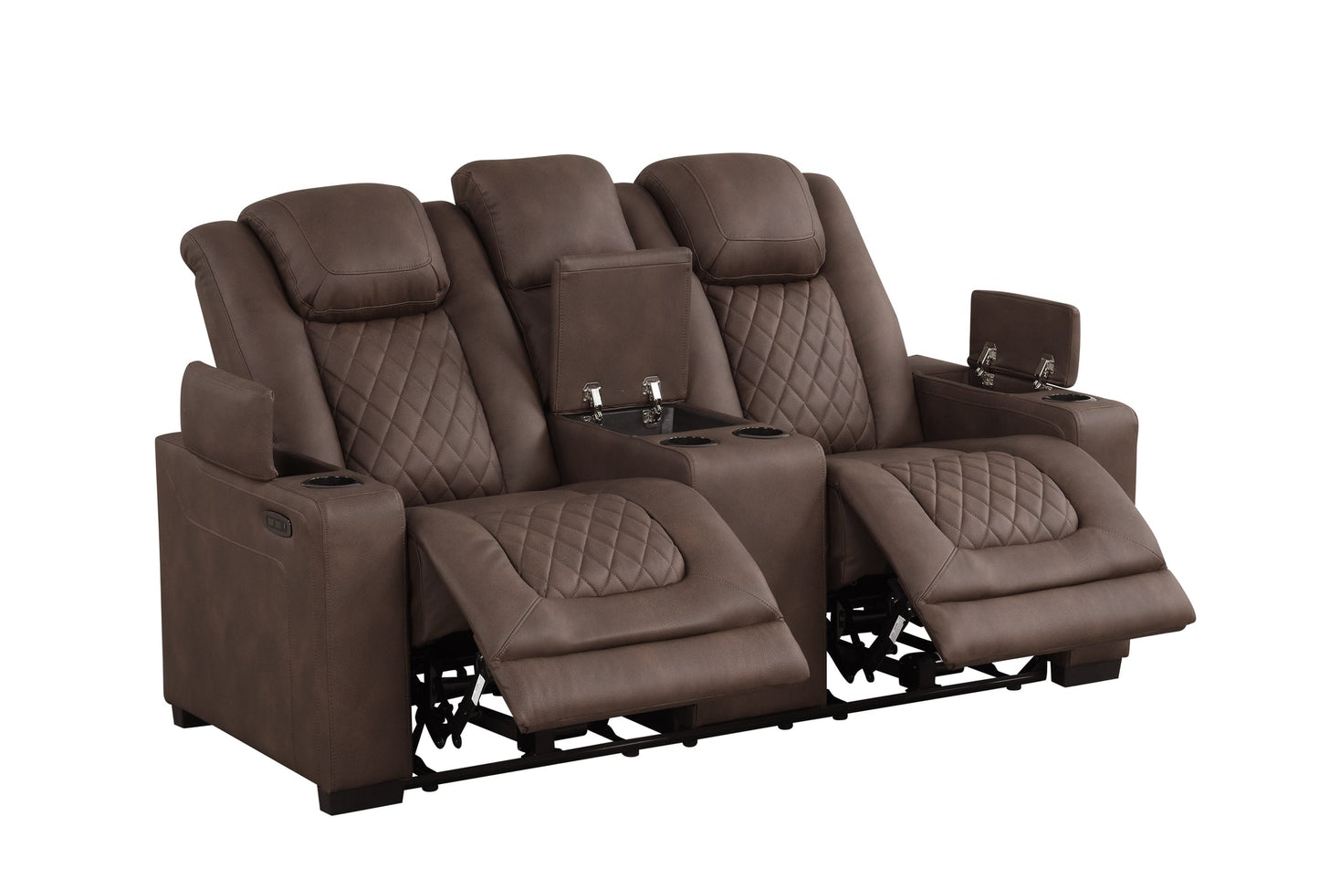 Rima Brown POWER 3pc Reclining Set  S4306