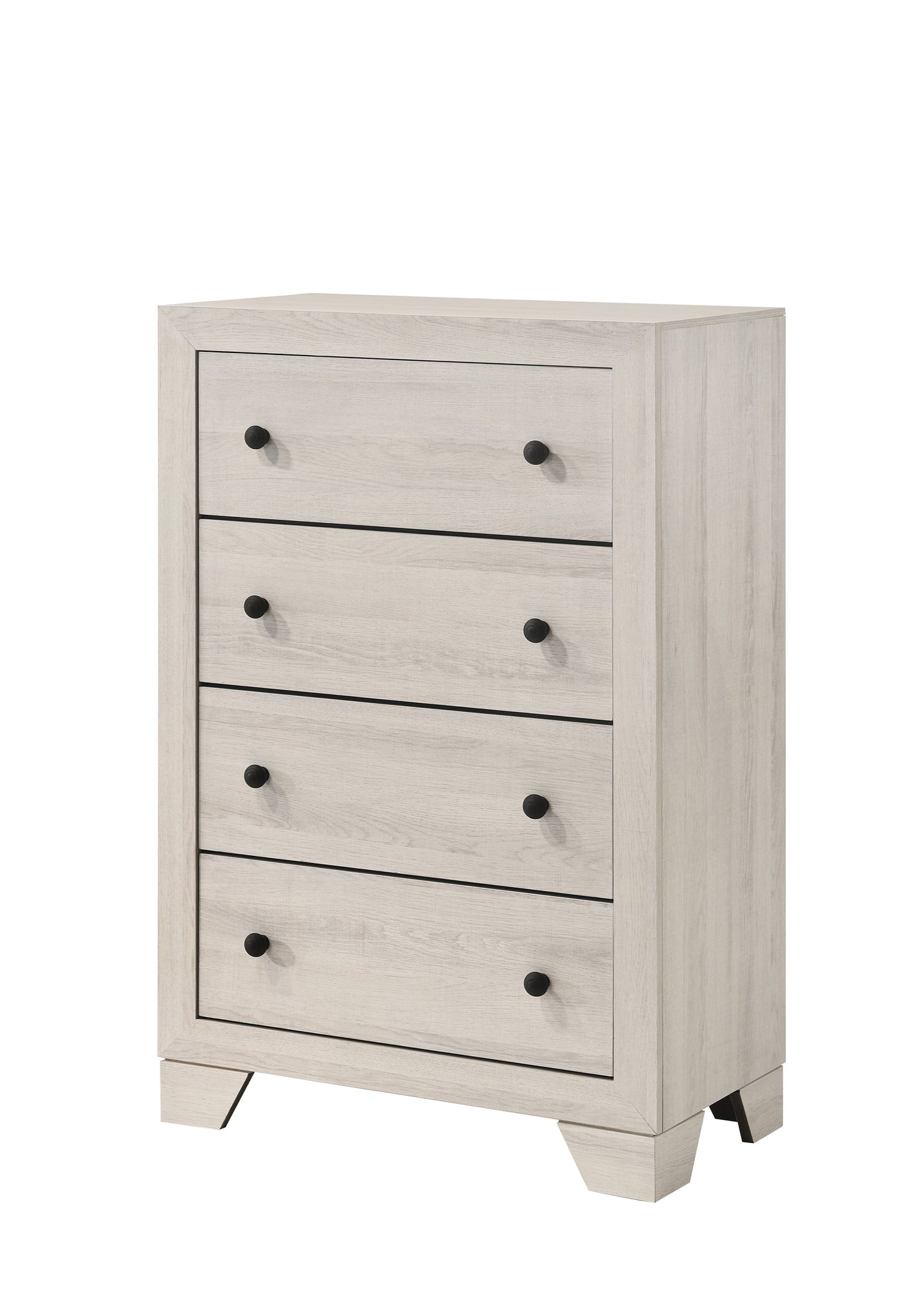 Atticus Youth White Platform Bedroom Set  B6980