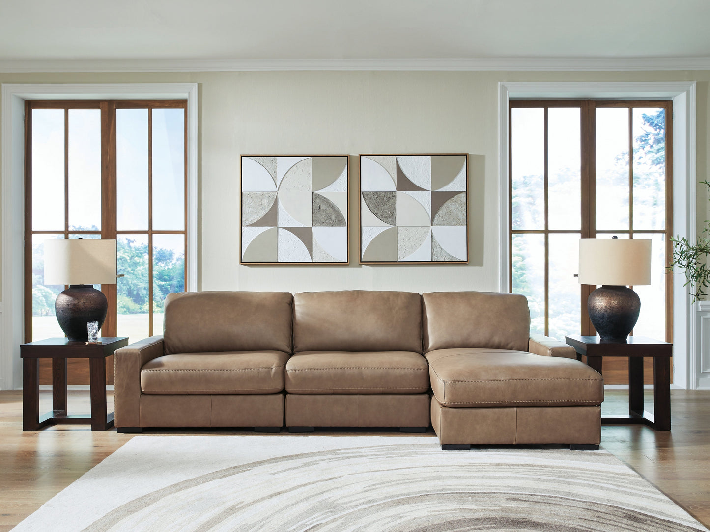 Veronella Sahara 3pc  Sectional with Chaise 76106