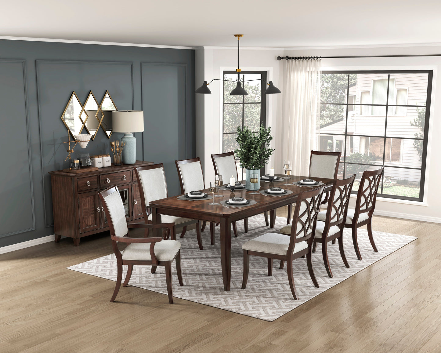 Claymont Cherry Extendable Dining Set 5962