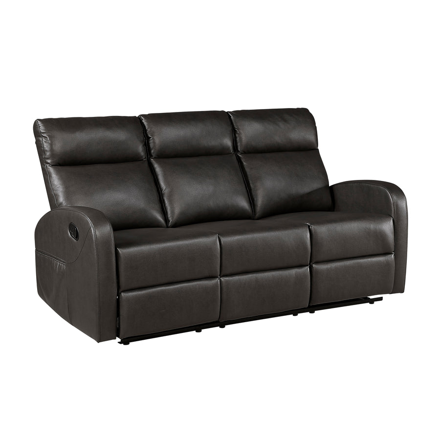 Allen Espresso Reclining Living Room Set 9147