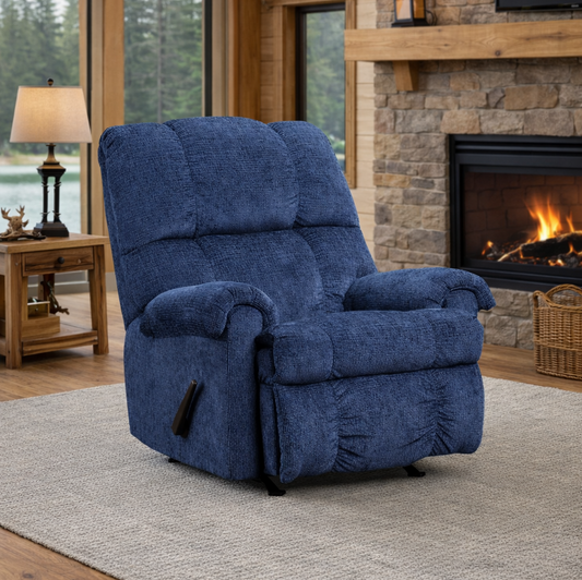 Washington 9010 Navy - Rocker Recliner