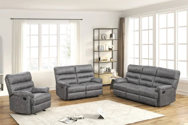 Albert31 Grey  3pc Reclining Set