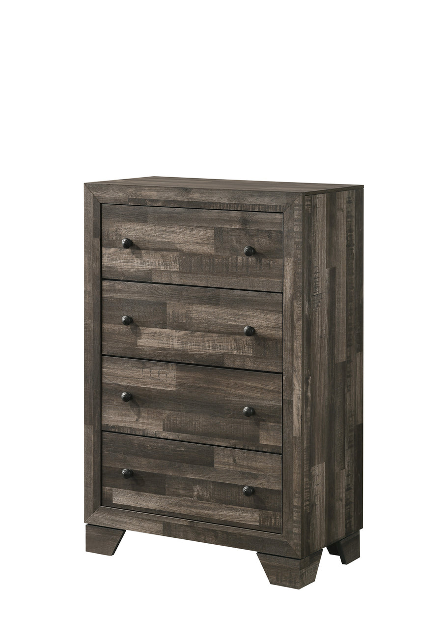 Atticus Brown Platform Bedroom Set B6980