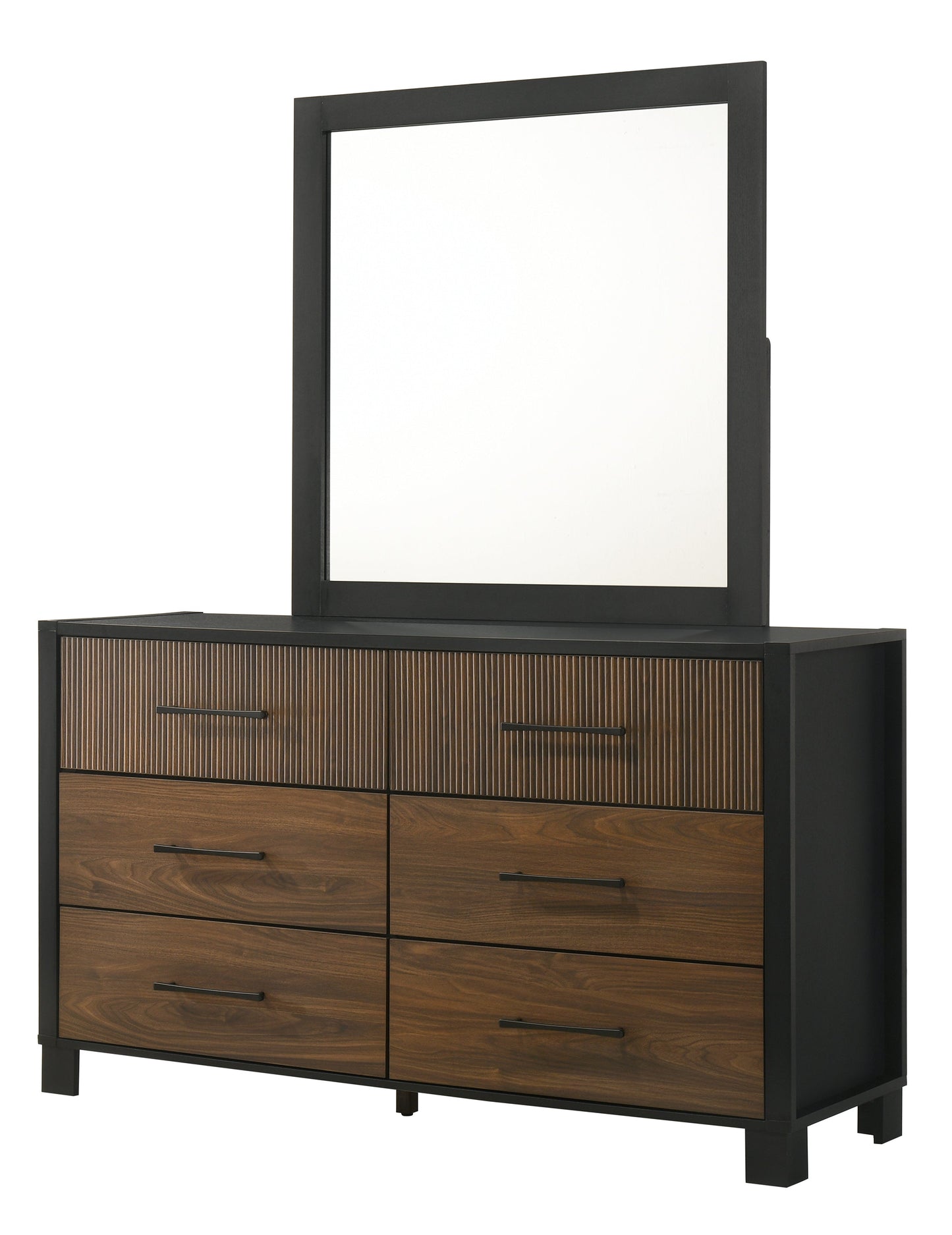 Nemy Brown LED Panel Bedroom Set B6950