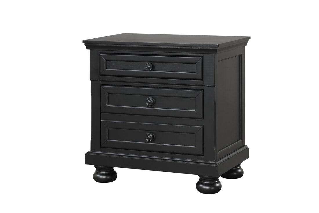 Magnolia30 Black Panel Bedroom Set