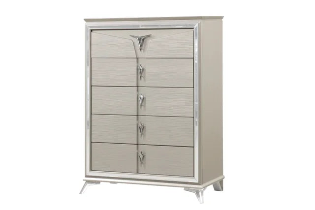 Master Champagne Panel Bedroom Set