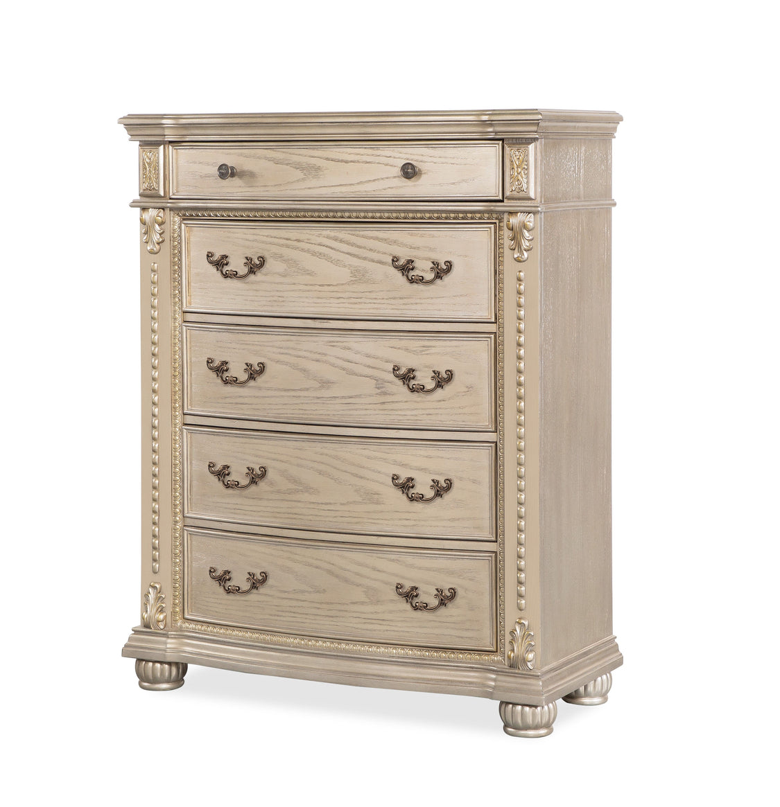 Evelyn Champagne Classic Luxury Bedroom Set