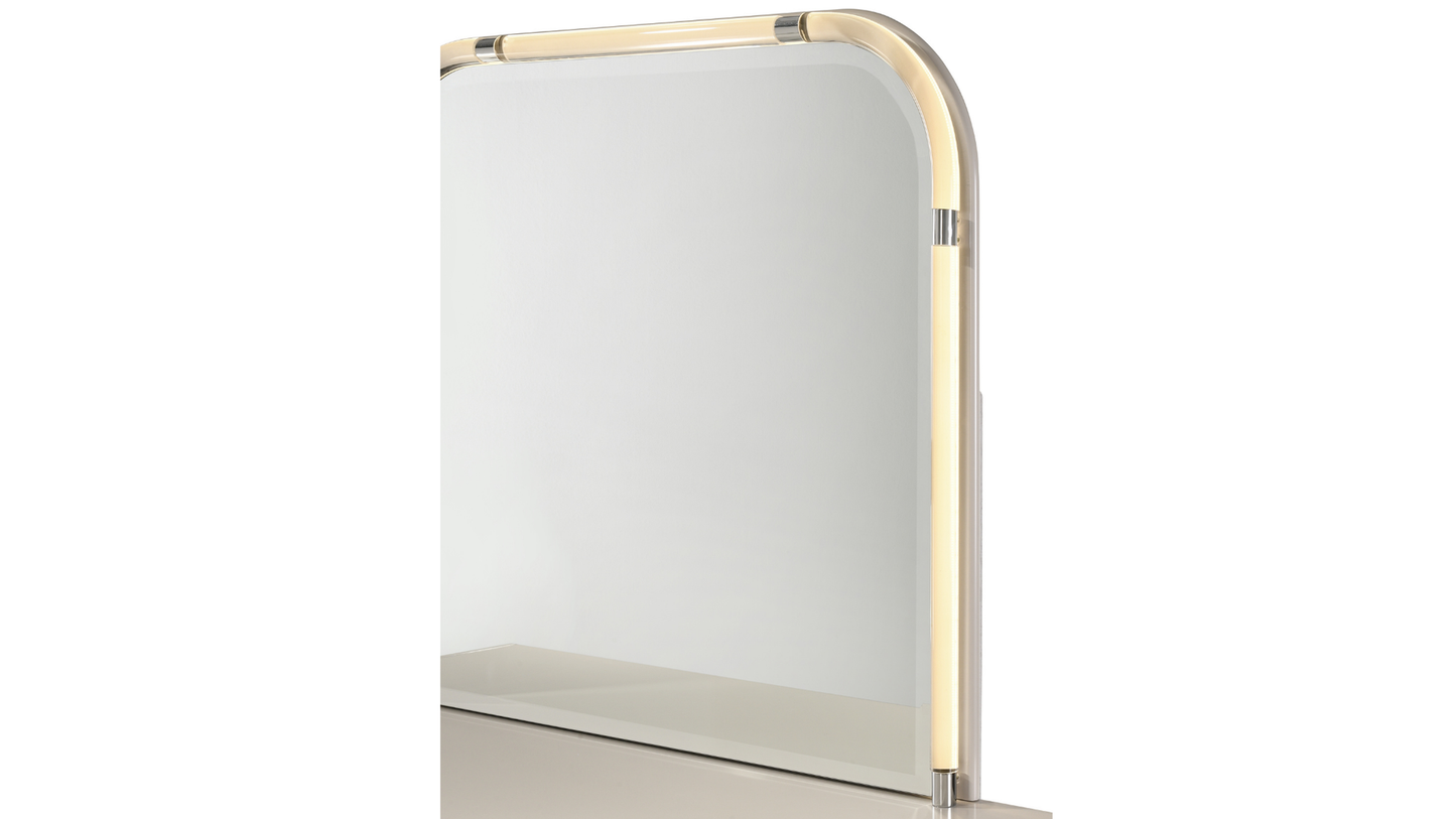 Delilah Beige LED Panel Bedroom Set B6750