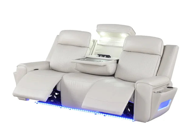 Rolls Royce Sand POWER/LED/BLUETOOTH SPEAKERS 3pc Reclining Set