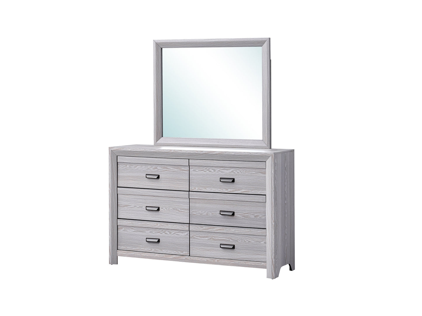 Adelaide Driftwood Upholstered Panel Bedroom Set B6712