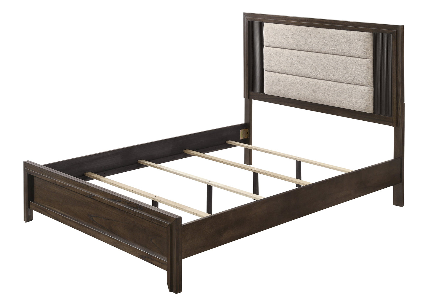 Carlton Brown Upholstered Panel Bedroom Set B5550