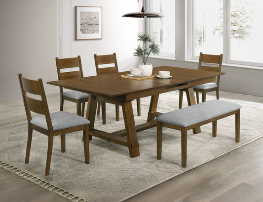 Everly Brown Dining Set 2135