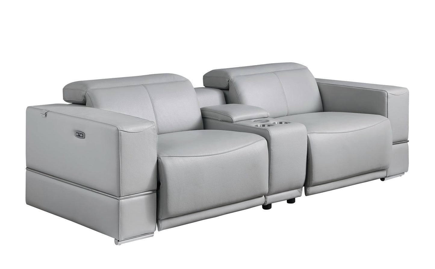 Franco Light Grey POWER Reclining Living Room Set MI-1122