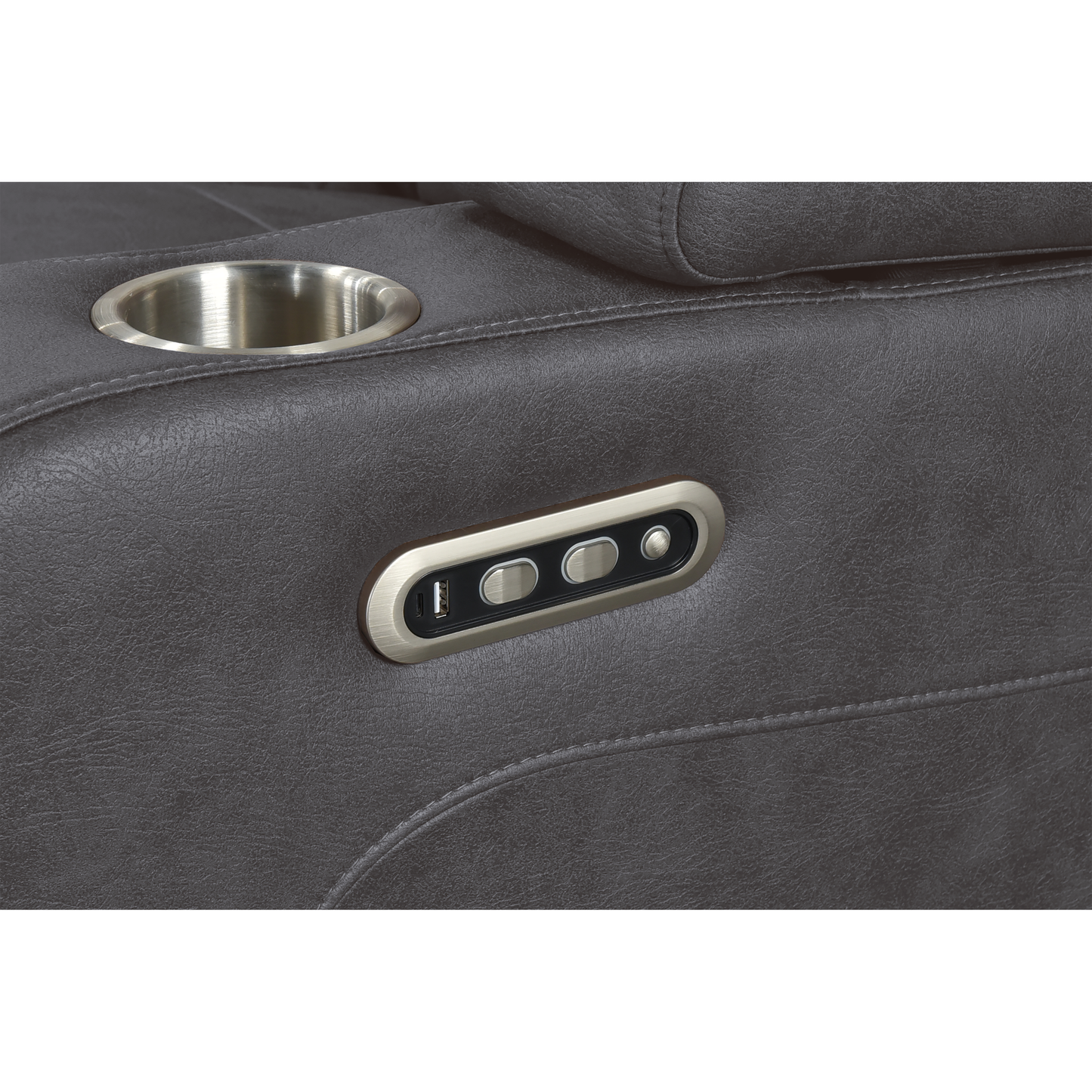 Ashley Grey POWER/LED 3pc Reclining Set S9304