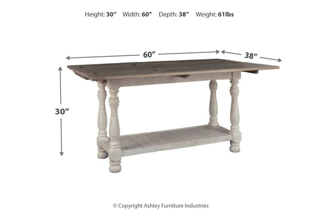 Havalance Gray/White Sofa Table T814